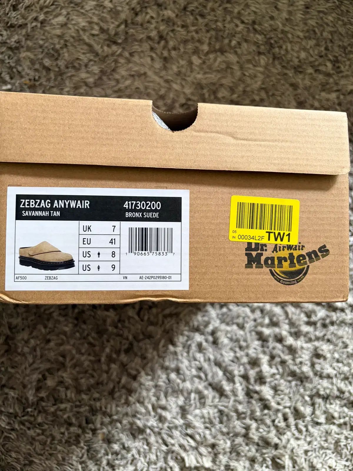 DR. MARTENS ドクターマーチン ゼブジャック エニウェア ミュール