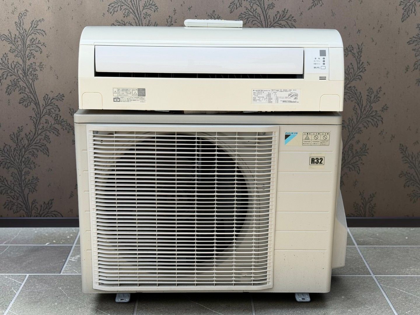 ダイキン ルームエアコン 14畳用 単相200V 2017年製 S40UTEP 室内機 
