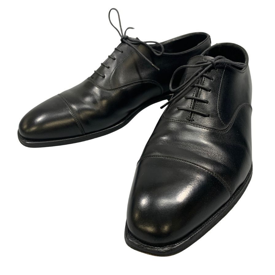 クロケット&ジョーンズ オードリー ストレートチップ メンズ ブラック 8E 337ラスト Crockett & Jones ビジネスシューズ 約26.5cm【LA】【中古】