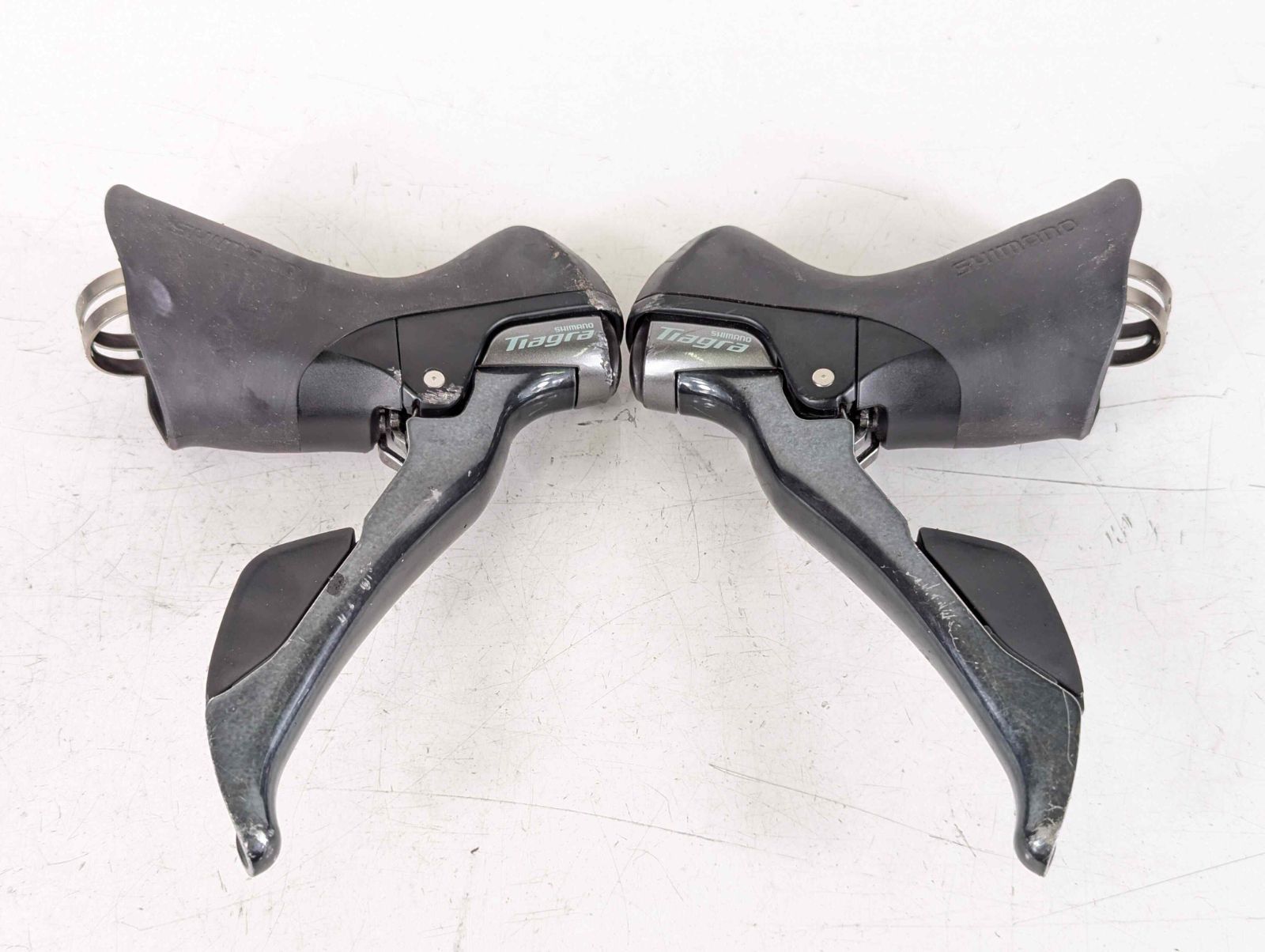 【並品】Shimano シマノ Tiagra ST 4700 非油圧 機械式 2x 10 STIレバー ST260624A