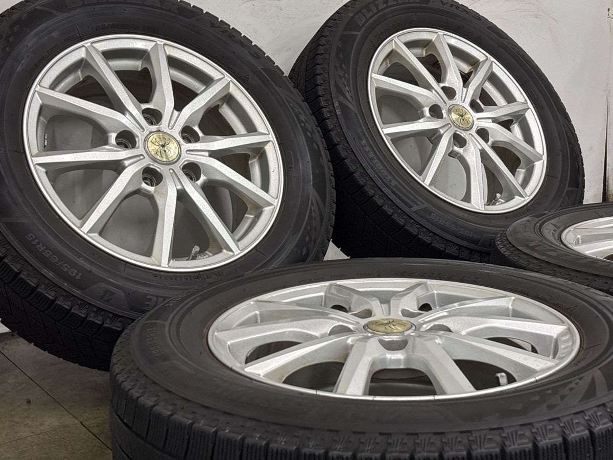 交換用に】SPIDER-S 15in 6J +52 PCD114.3 ブリヂストン ブリザック 