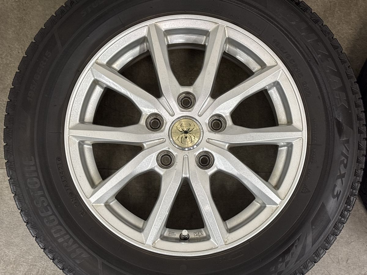 交換用に】SPIDER-S 15in 6J +52 PCD114.3 ブリヂストン ブリザック 