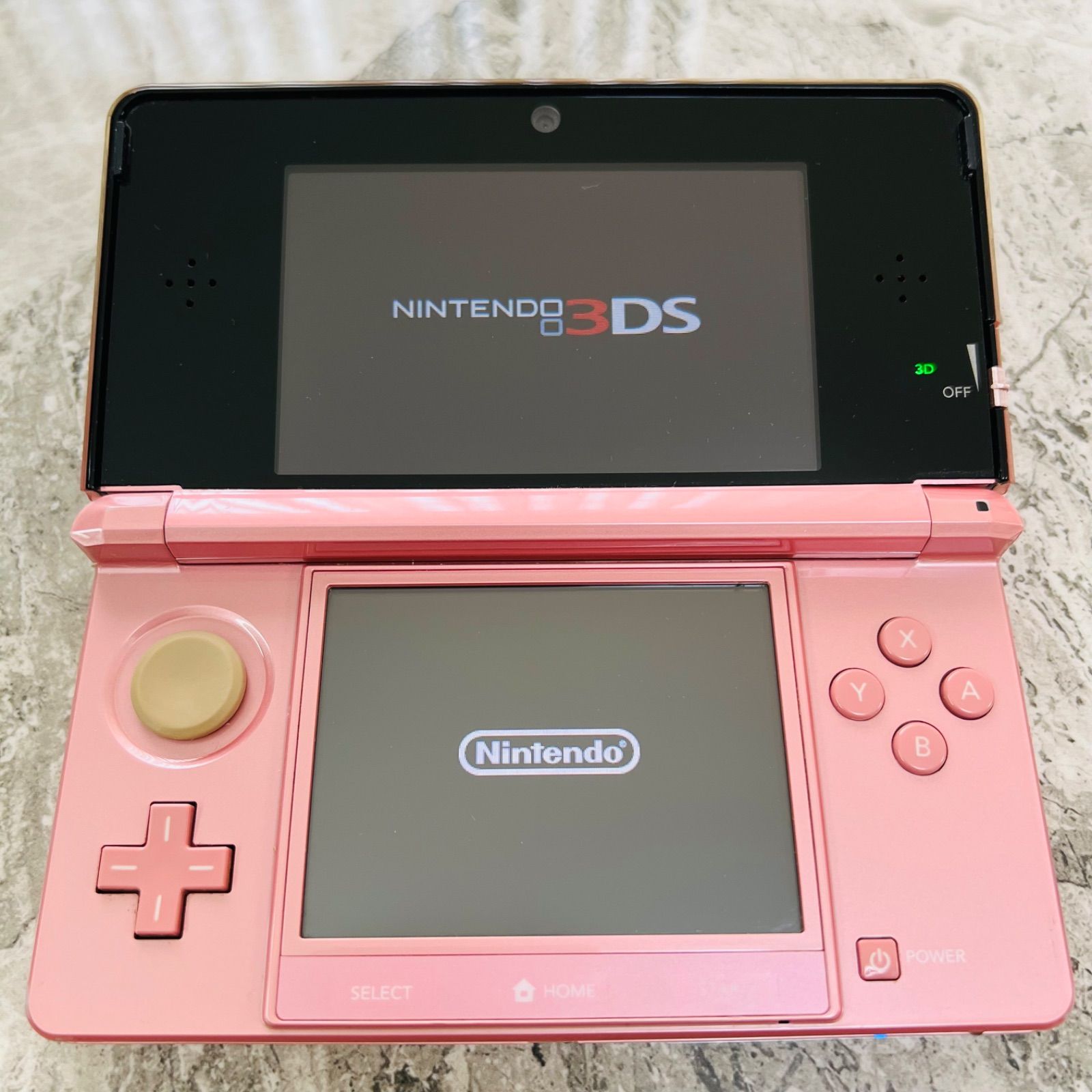 【完動品】NINTENDO 3DS ミスティピンク