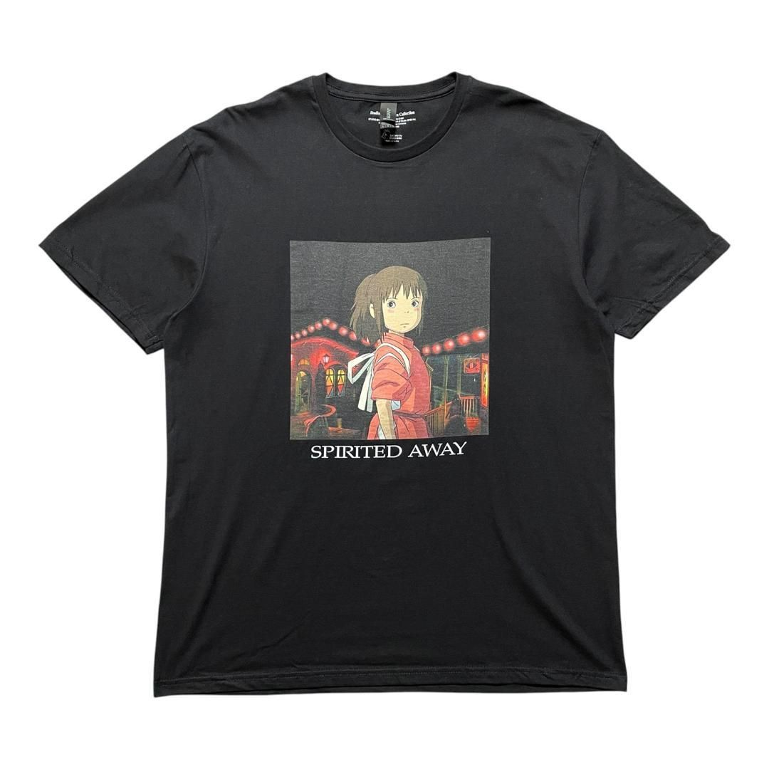 海外版 公式 オフィシャル スタジオジブリ 映画 SPIRITED AWAY 千と千尋の神隠し Tシャツ メンズXL ムービー アニメ 宮崎駿 BA4031