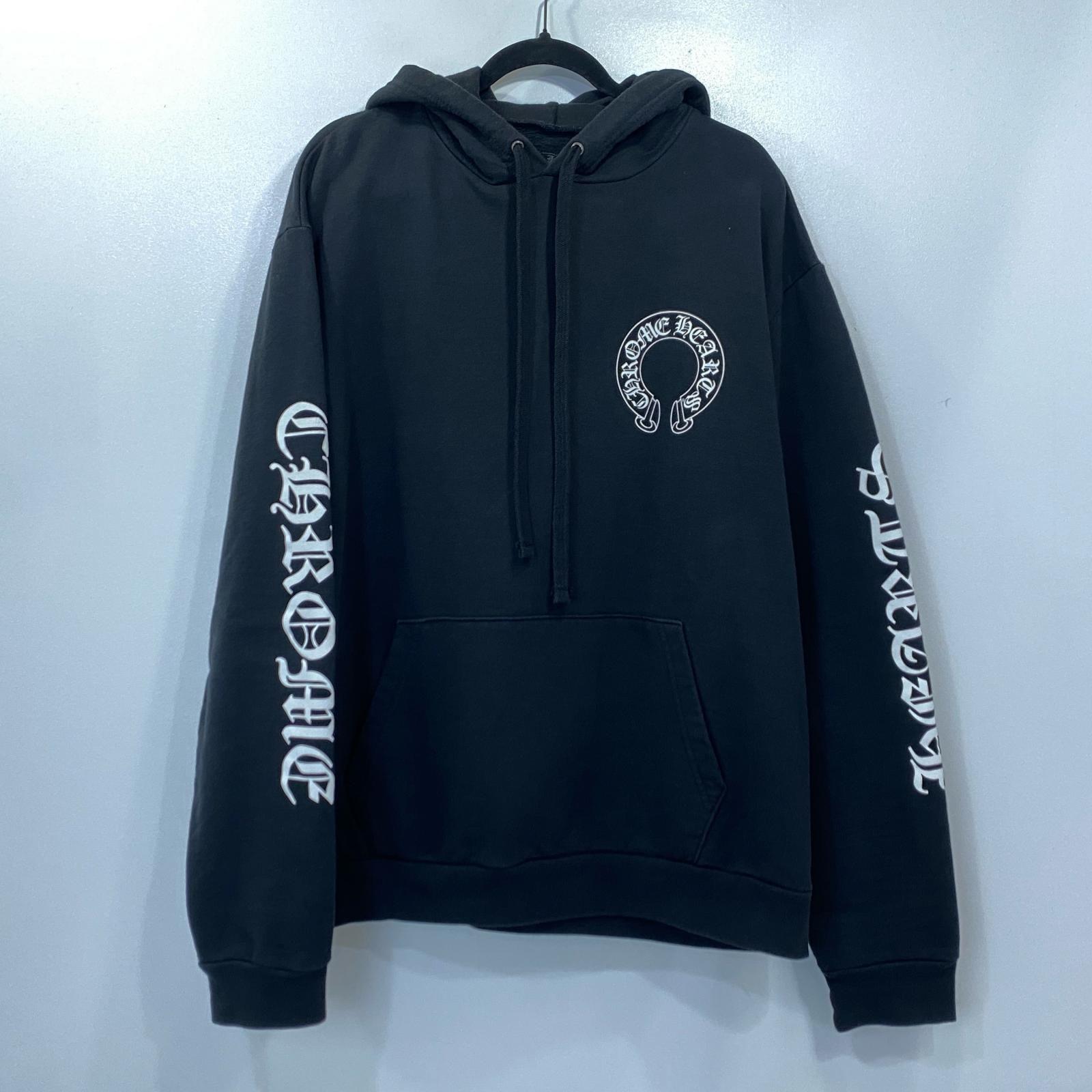 【姫路東店】 中古 CHROME HEARTS | クロムハーツ ×MATTY BOY パーカー Chomper Horseshoe Hoodie プルオーバーパーカー 国内正規品 ブラック サイズ：L 【108】 姫路東店】 中古 CHROME HEARTS | クロムハーツ ×MATTY BOY パーカー