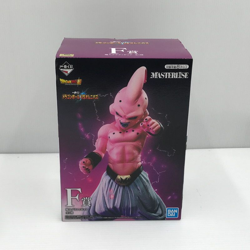 【中古美品】 ドラゴンボール 一番くじ ドラゴンボールVSオムバニス F賞 魔人ブウ MASTERLISE フィギュア 未開封 箱イタミ大 【050-260630-ti-02-tagh】