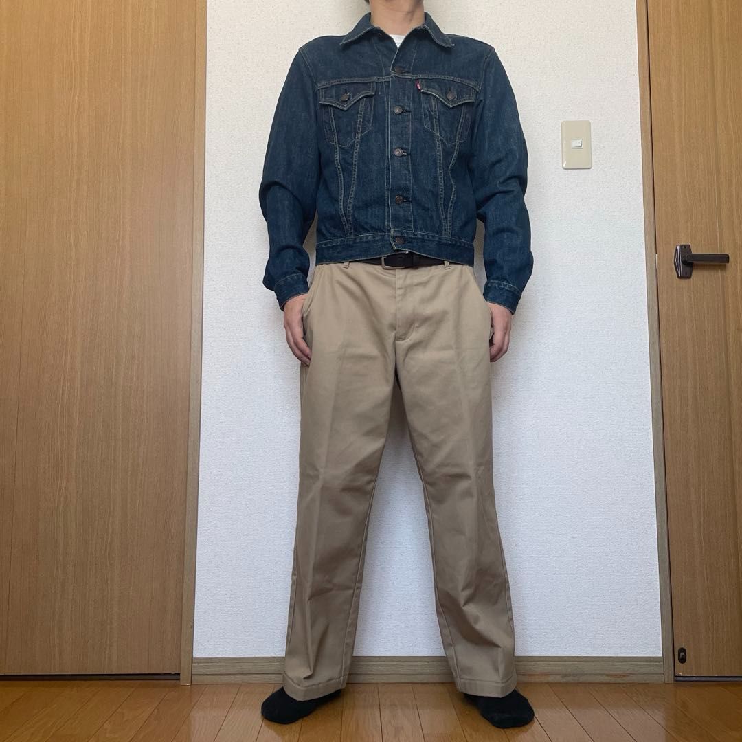 リーバイス 3rd 日本製 1993年製 38インチ ビッグE 濃紺 71557-0214