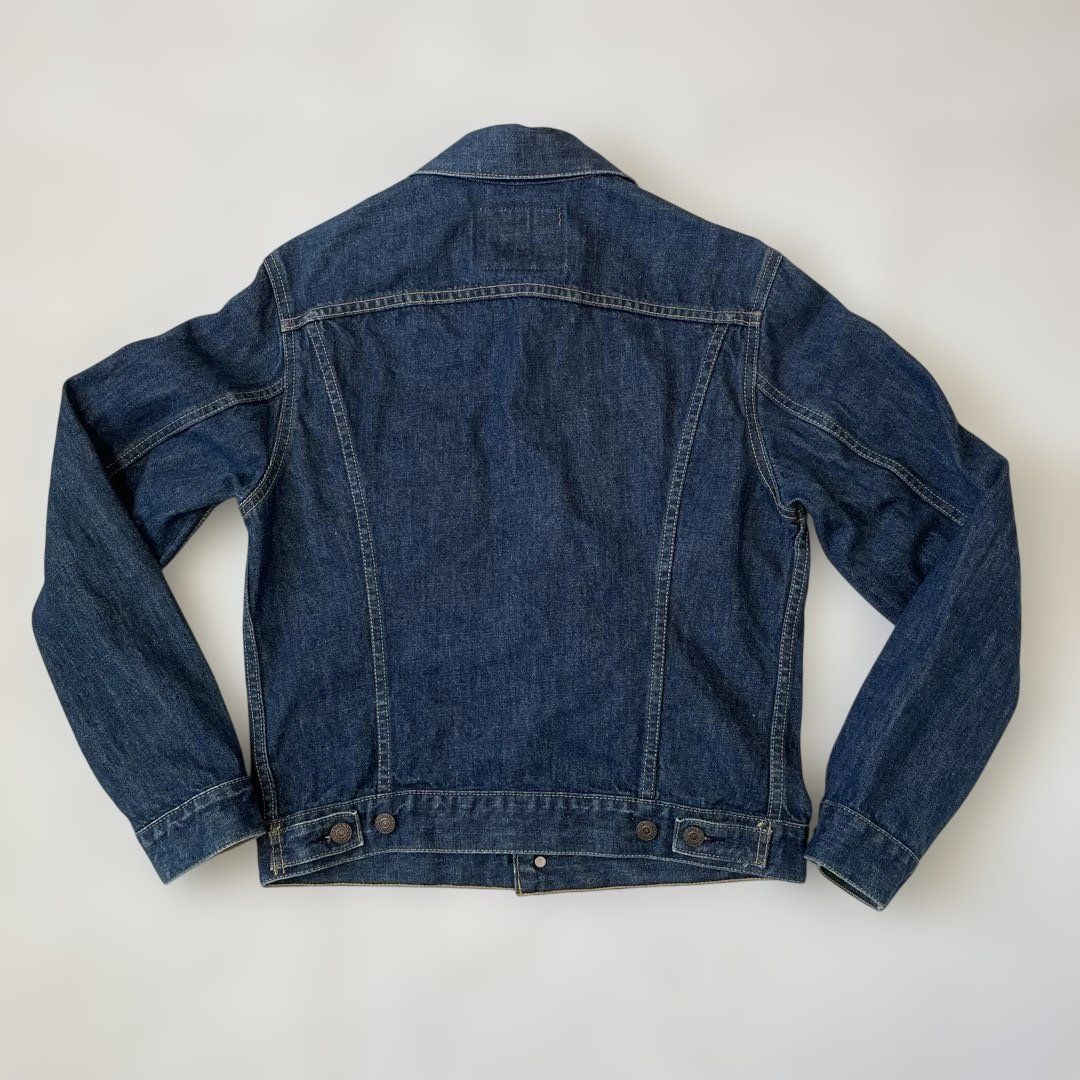 Levi’s　93年復刻 3rdタイプ トラッカージャケット　ライトブルー リーバイス 3rd 日本製 1993年製 38インチ ビッグE 濃紺 71557-0214