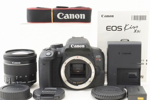 ☆極上美品☆ Canon キャノン EOS Kiss X9i EF-S 18-55 IS STM レンズキット Shot数 僅か 1,050枚前後！ ♯26062702A