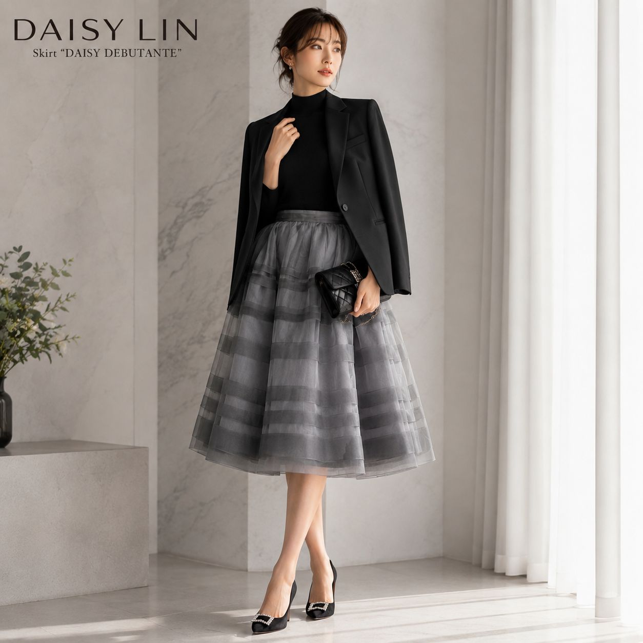 美品 / 参考価格168,480円 / シルク100％の心地良さ】DAISY LIN FOXEY