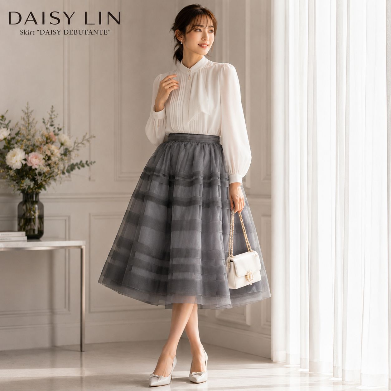 美品 / 参考価格168,480円 / シルク100％の心地良さ】DAISY LIN FOXEY