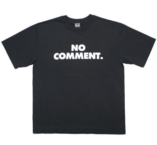 [Sub Pop] No Comment. Tee 2 (Vintage Black) - サブ ポップ レコーズ Tシャツ