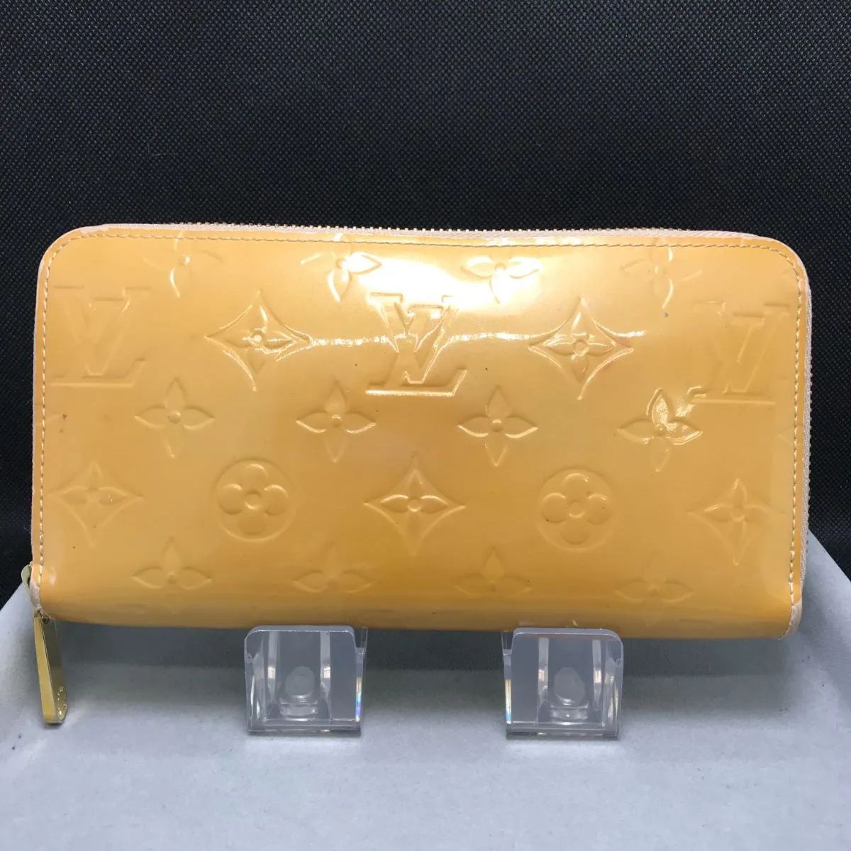 ルイヴィトン モノグラム ヴェル二 ジッピーウォレット 長財布 ベージュ 黄色 LOUIS VUITTON ルイヴィトン 長財布 ジッピーウォレット ラウンド