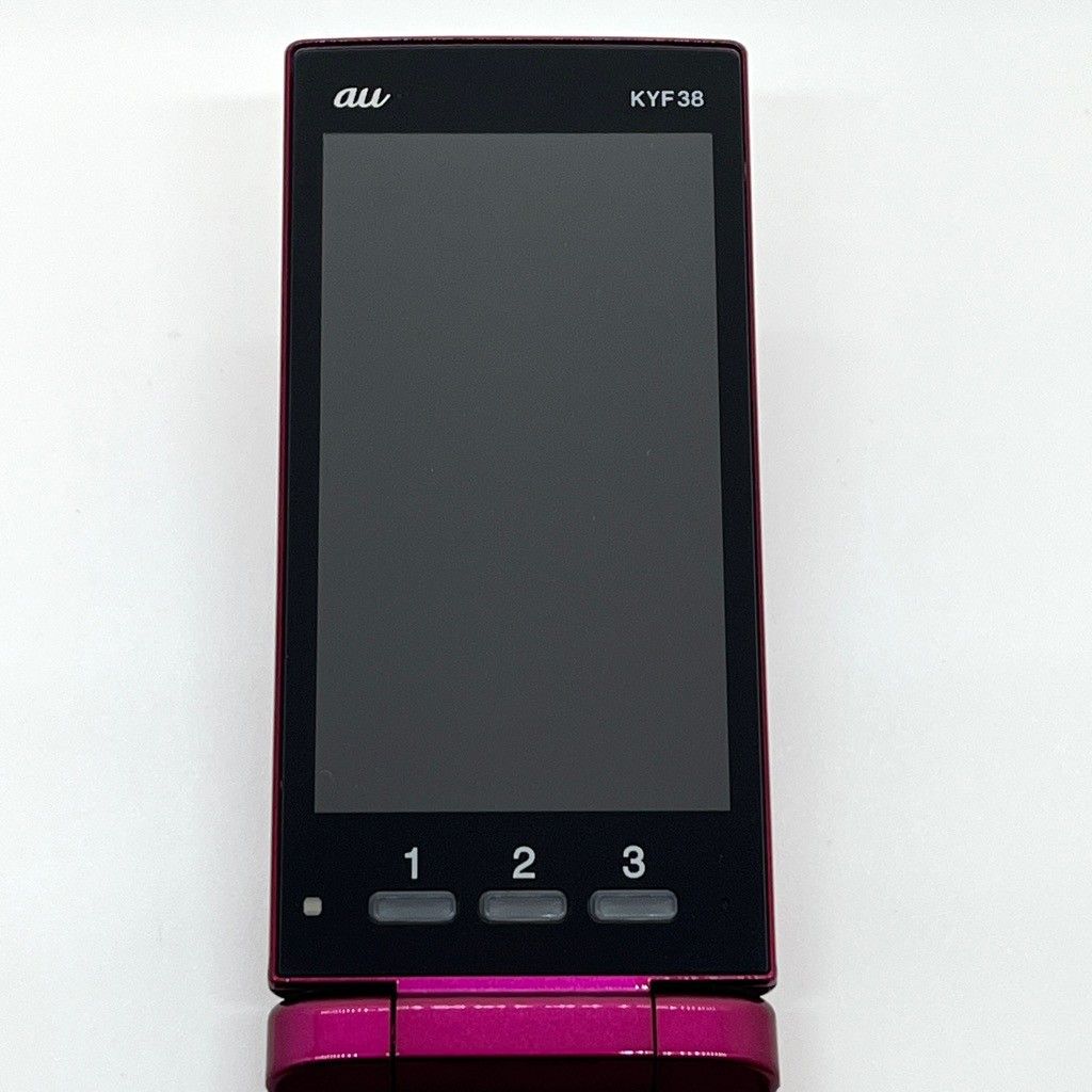 極美品 au かんたんケータイ KYF38 ワインレッド SIMロック解除済 美品 かんたんケータイ KYF38 au SIM解除済 ワインレッド - メルカリ