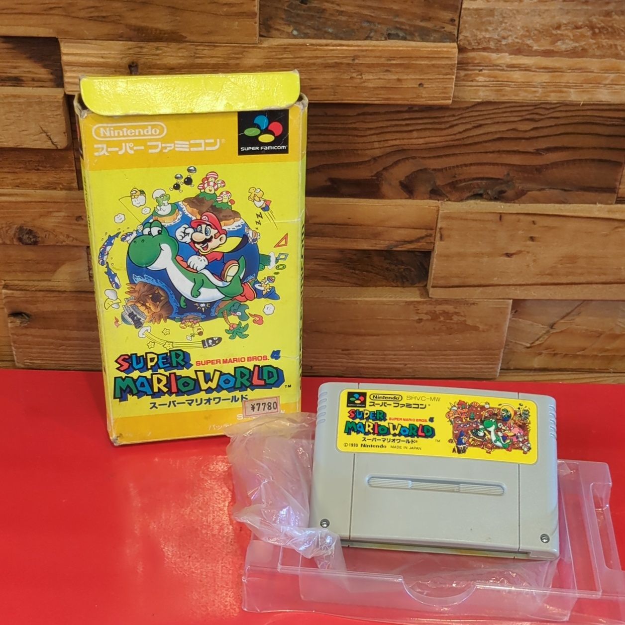 スーパーマリオワールド スーパーファミコンソフト 箱付き - メルカリ