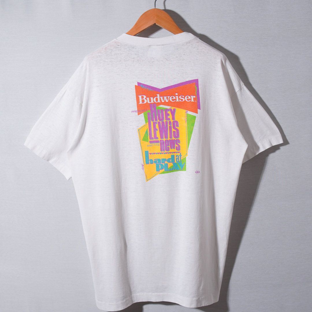 90s USA製 1995年製 バドワイザー Budweiser Tシャツ XL ホワイト