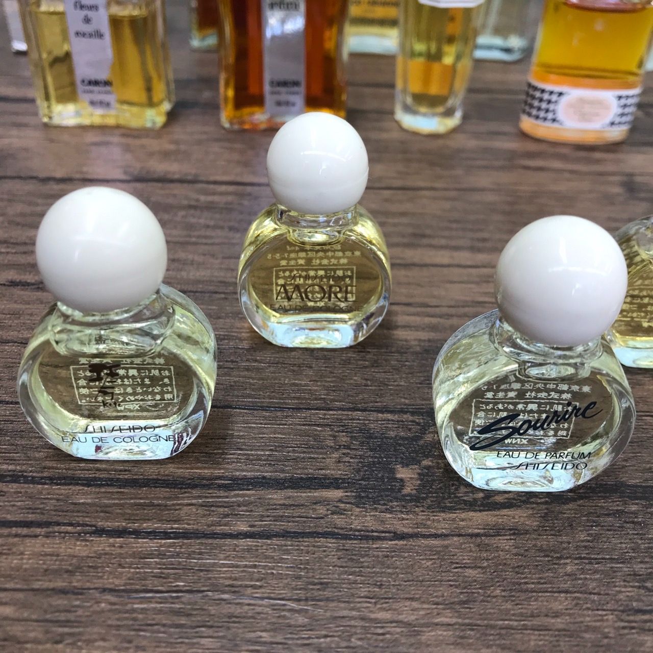 CHANEL GIVENCHY DIOR YSL 資生堂 ミニチュア 香水まとめ オードトワレ