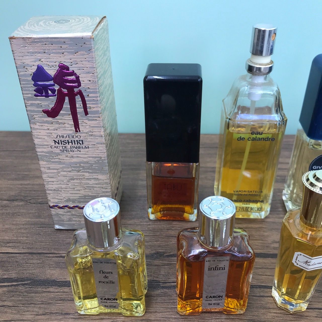 CHANEL GIVENCHY DIOR YSL 資生堂 ミニチュア 香水まとめ オードトワレ