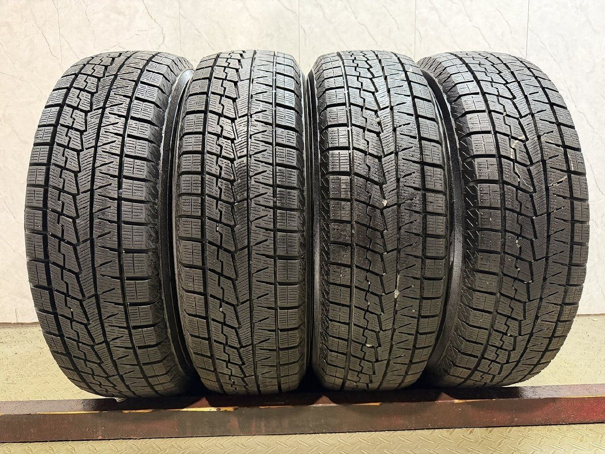 【走行短め】YOKOHAMA ice GUARD iG70 185/65R15 15インチ スタッドレス 4本 25年製 ノート フリード ティーダ シエンタ等　(MTC118)