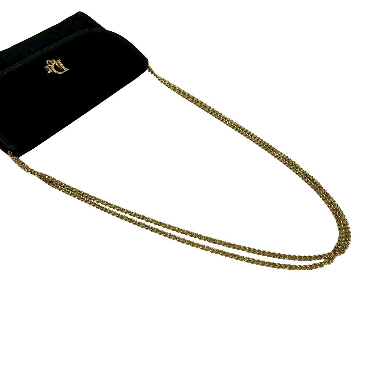 Christian Dior ヴィンテージ トロッター チェーンショルダーバッグ 極 美品 Christian Dior ディオール ヴィンテージ トロッター 柄 ロゴ