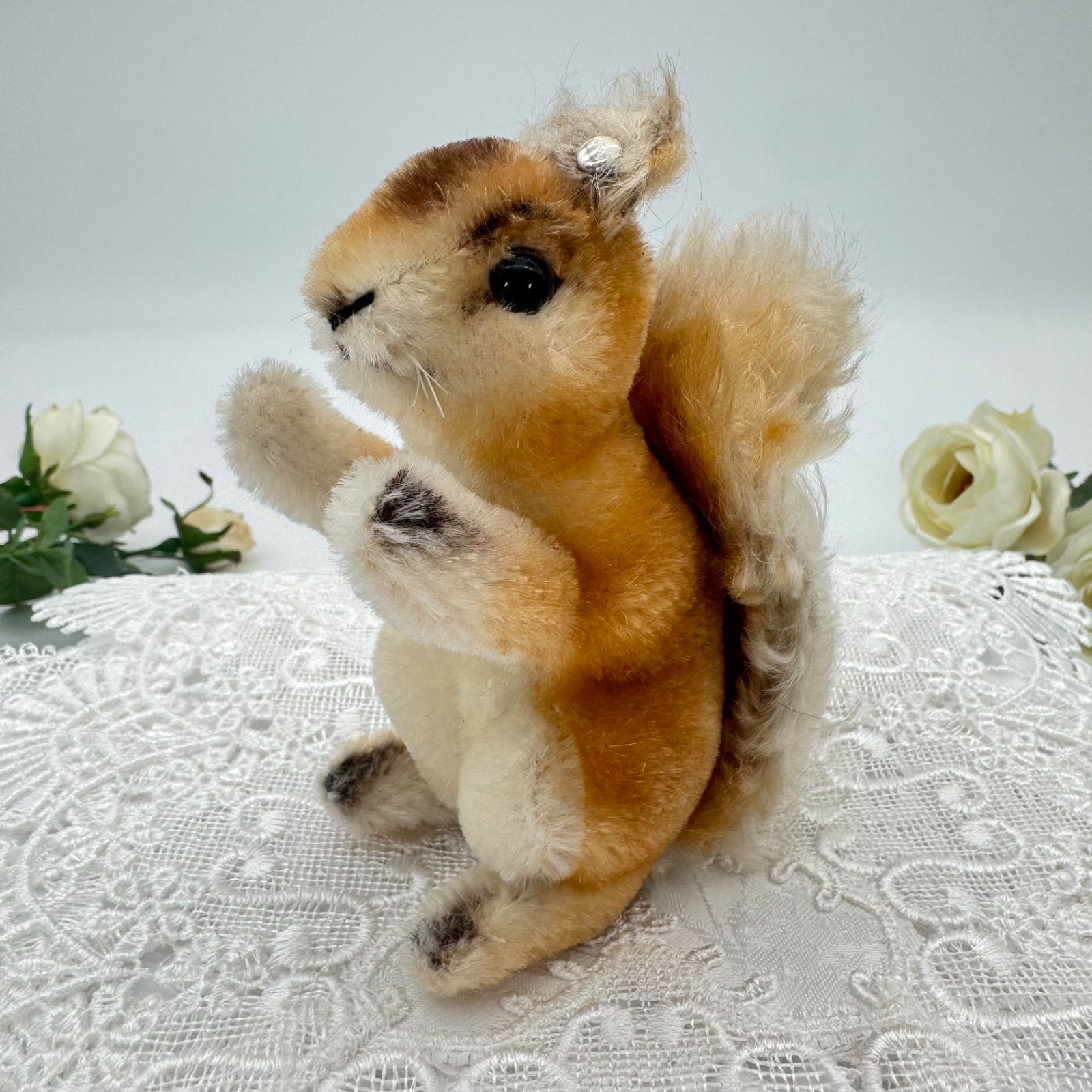 送料無料☆シュタイフ☆Possy Squirrel 14cm☆リスのポッシー/りす