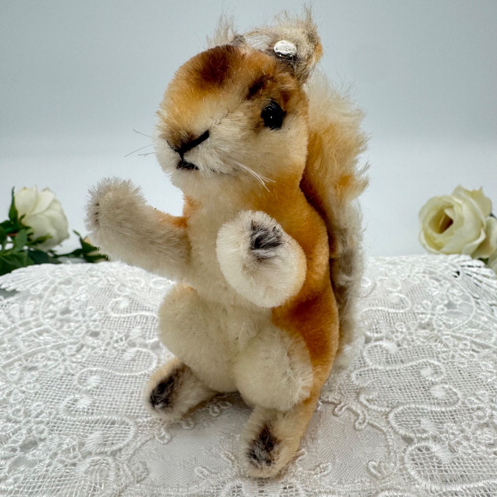 送料無料☆シュタイフ☆Possy Squirrel 14cm☆リスのポッシー/りす