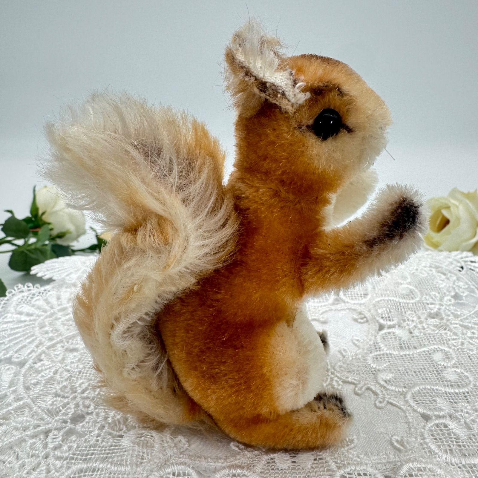 【新品未使用品】Steiff シュタイフ ヴィンテージ リス Possyポッシー 送料無料☆シュタイフ☆Possy Squirrel 14cm☆リスのポッシー/りす