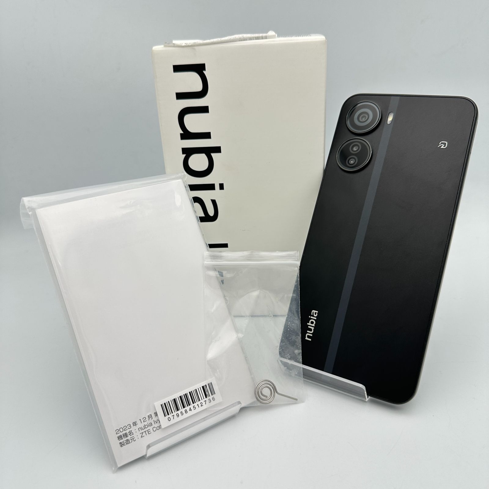 ジャンク品】ZTE nubia Ivy ブラック 128GB 本体 中古 スマホ 中古