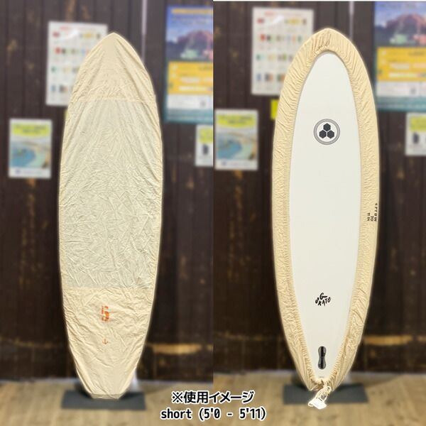 ワサビ サーフボード デッキカバー WASABI Deck wrap OAT CREAM 5'0-5