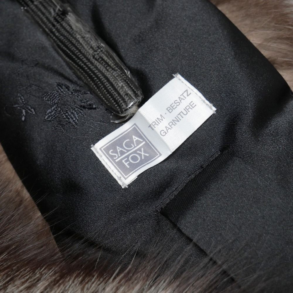 □美品□SAGA FOX サガ フォックス ストール シルバーフォックス