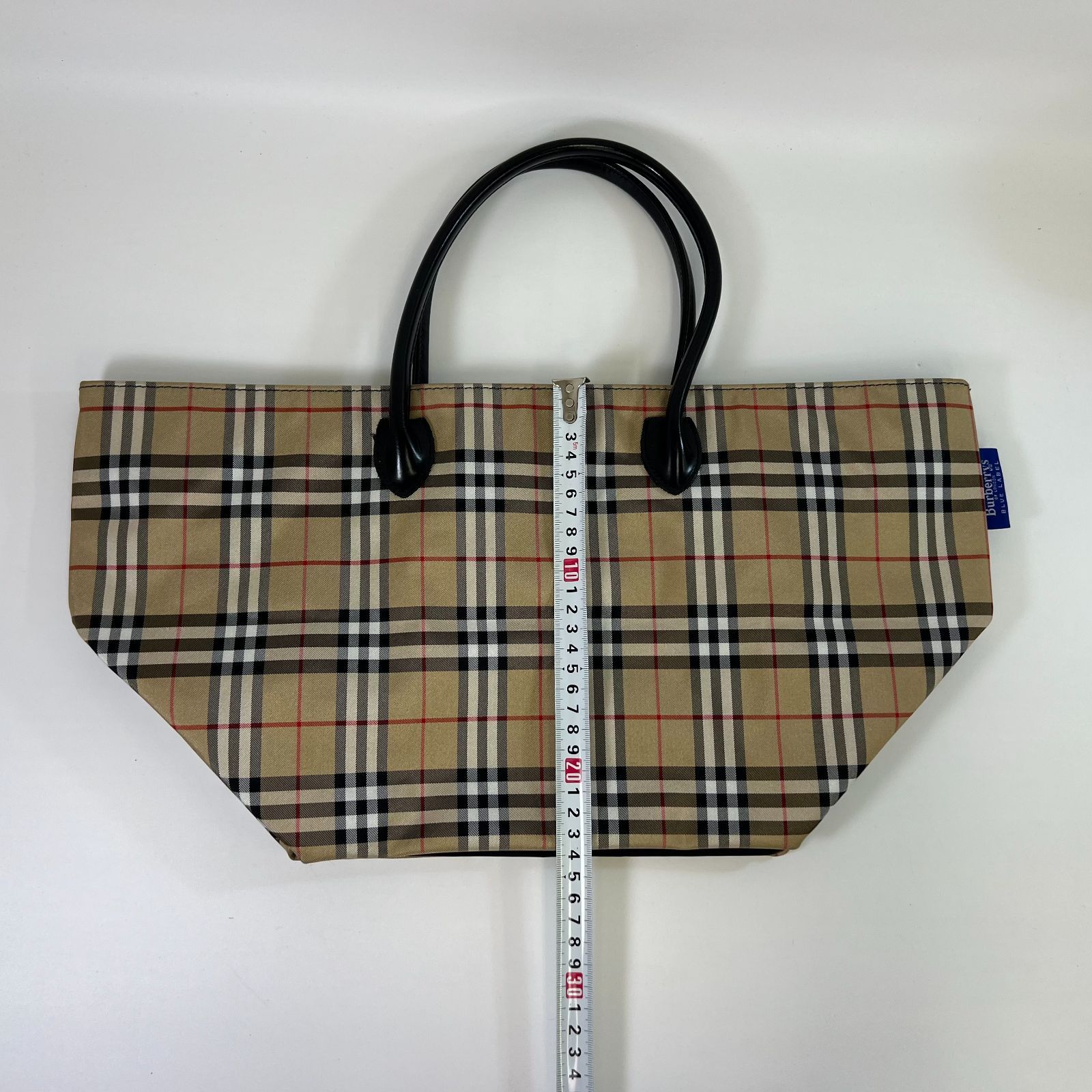美品】BURBERRY BLUE LABEL バーバリーブルーレーベル トートバッグ