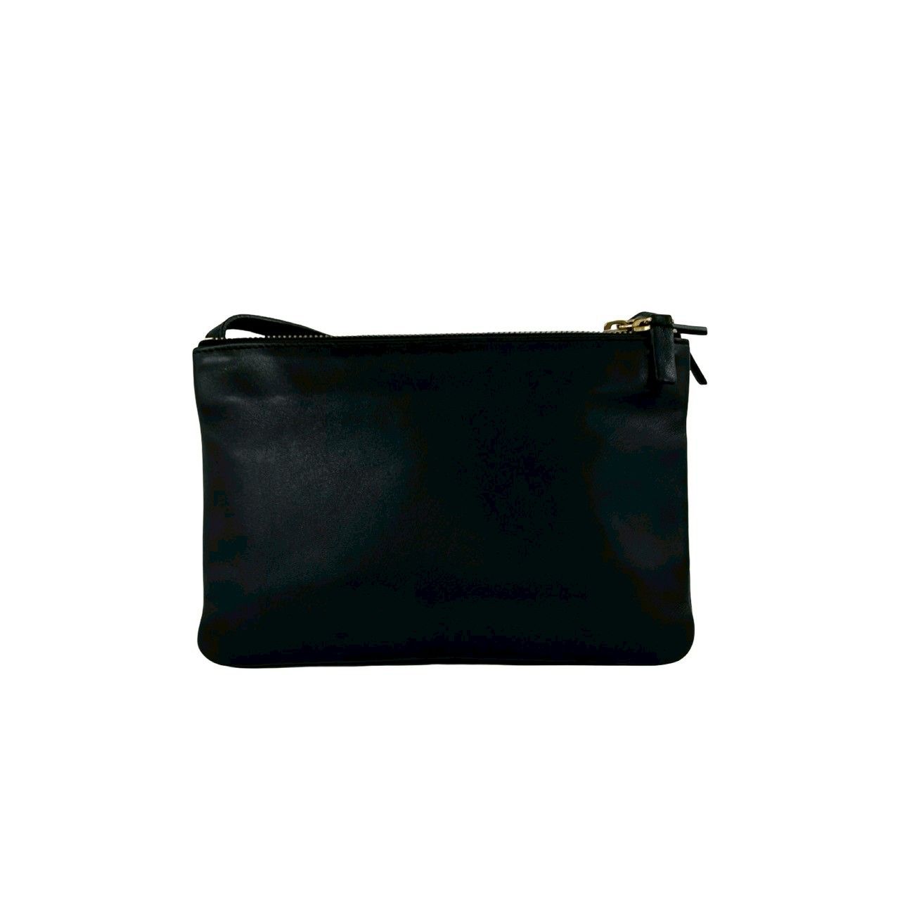 極 美品 CELINE セリーヌ トリオ ロゴ レザー 本革 ミニ ショルダー