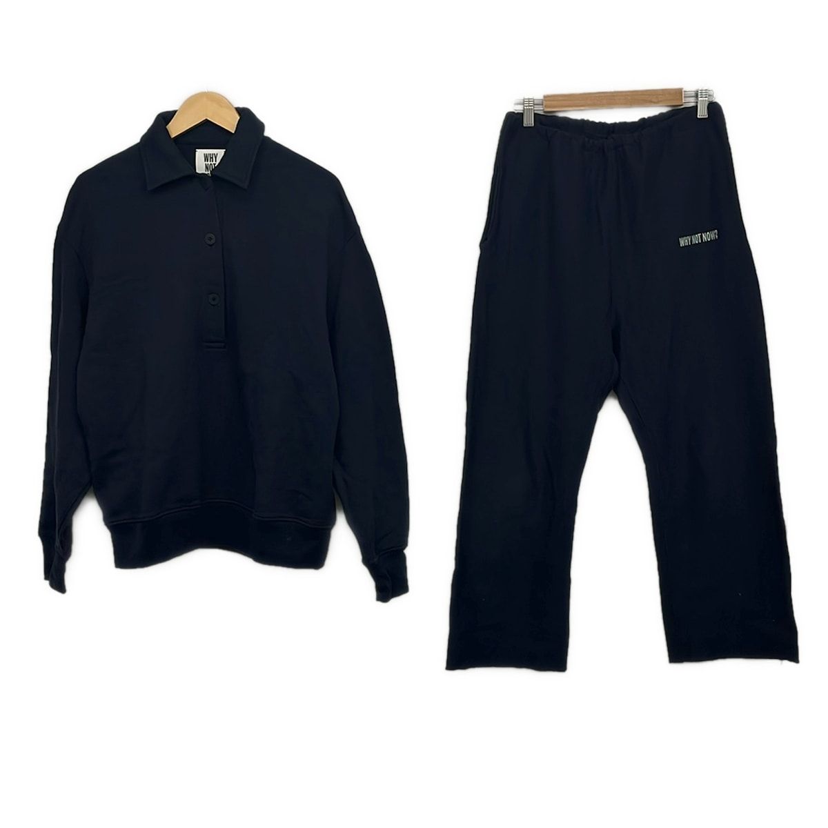WHY NOT NOW(ワイノットナウ) レディースパンツセットアップ レディース ネイビー