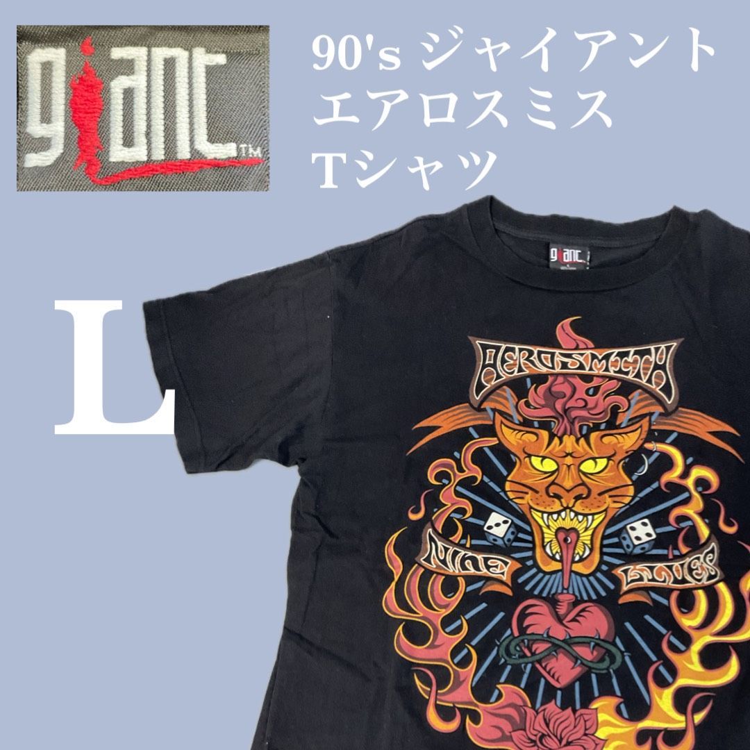 90‘s giant Tシャツ エアロスミス バンドTシャツ Aerosmith