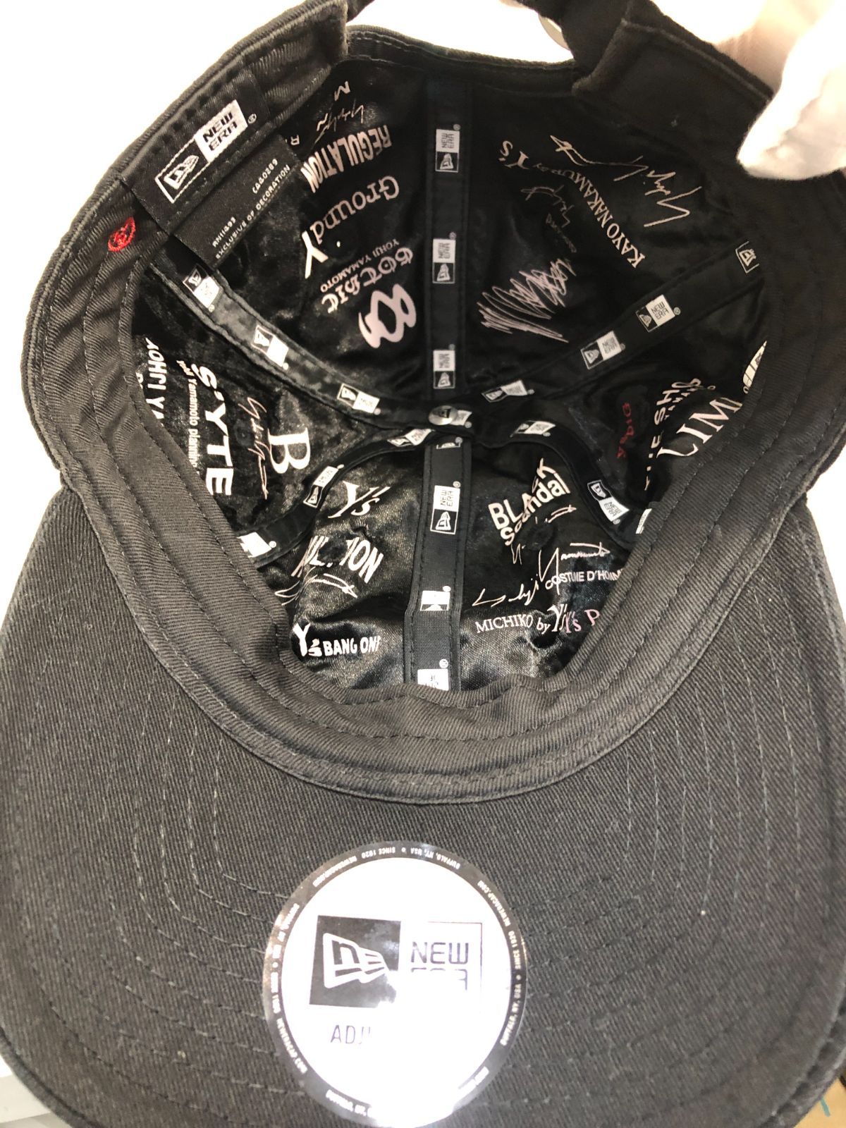 036003 YOHJI YAMAMOTO NEW ERA ADJUSTABLE キャップ ブラック ヨウジ