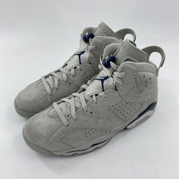【中古】NIKE AIR JORDAN 6 Magnet and College Navy スニーカー 28cm CT8529-012 グレー ネイビー ナイキ[10]