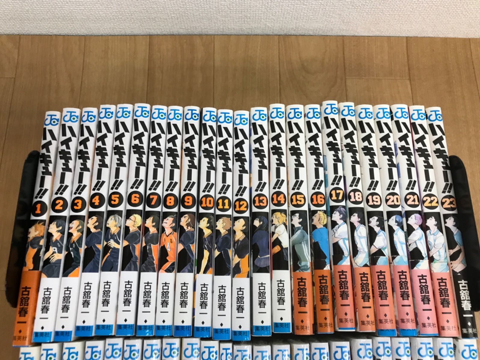 ☆②【未開封15冊以上！】ハイキュー!! 全巻 1～45巻・33.5巻・関連本3