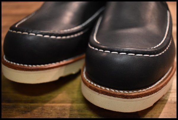 9E 未使用 黒タグ】Chippewa チペワ ショートモック エンジニア