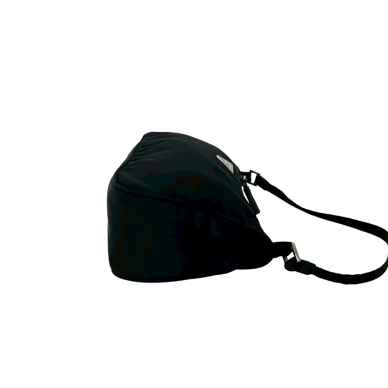 極 美品 PRADA プラダ 三角ロゴ プレート 金具 テスート ナイロン ミニ