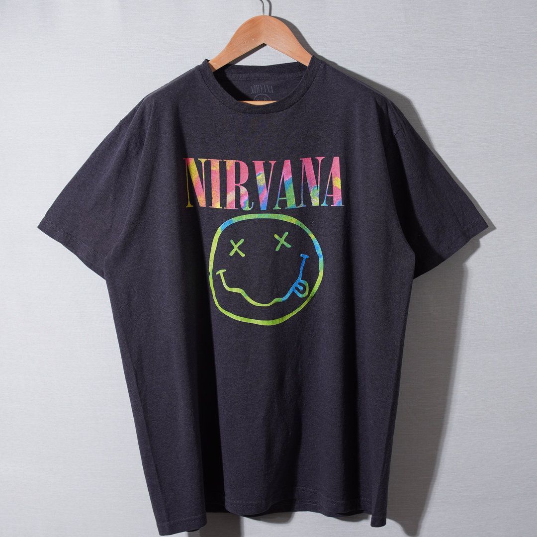 ニルヴァーナ NIRVANA Tシャツ XL相当 表記XXL ダークグレー バンT