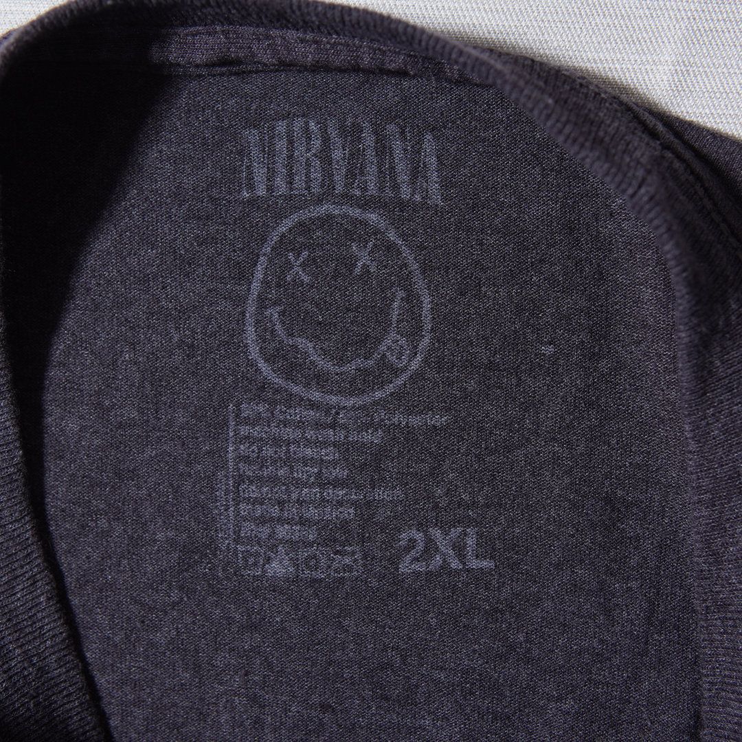 ニルヴァーナ NIRVANA Tシャツ XL相当 表記XXL ダークグレー バンT