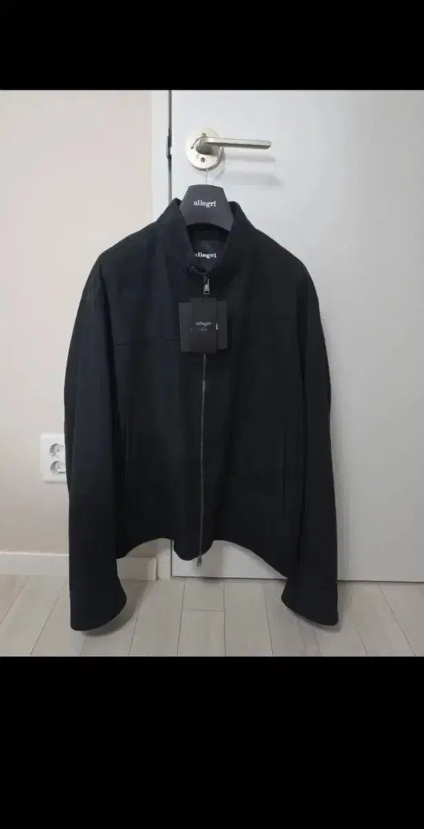 新品 26ss Allegri アレグリ スウェード ジャケット ブルゾン アウター ブラック 110size