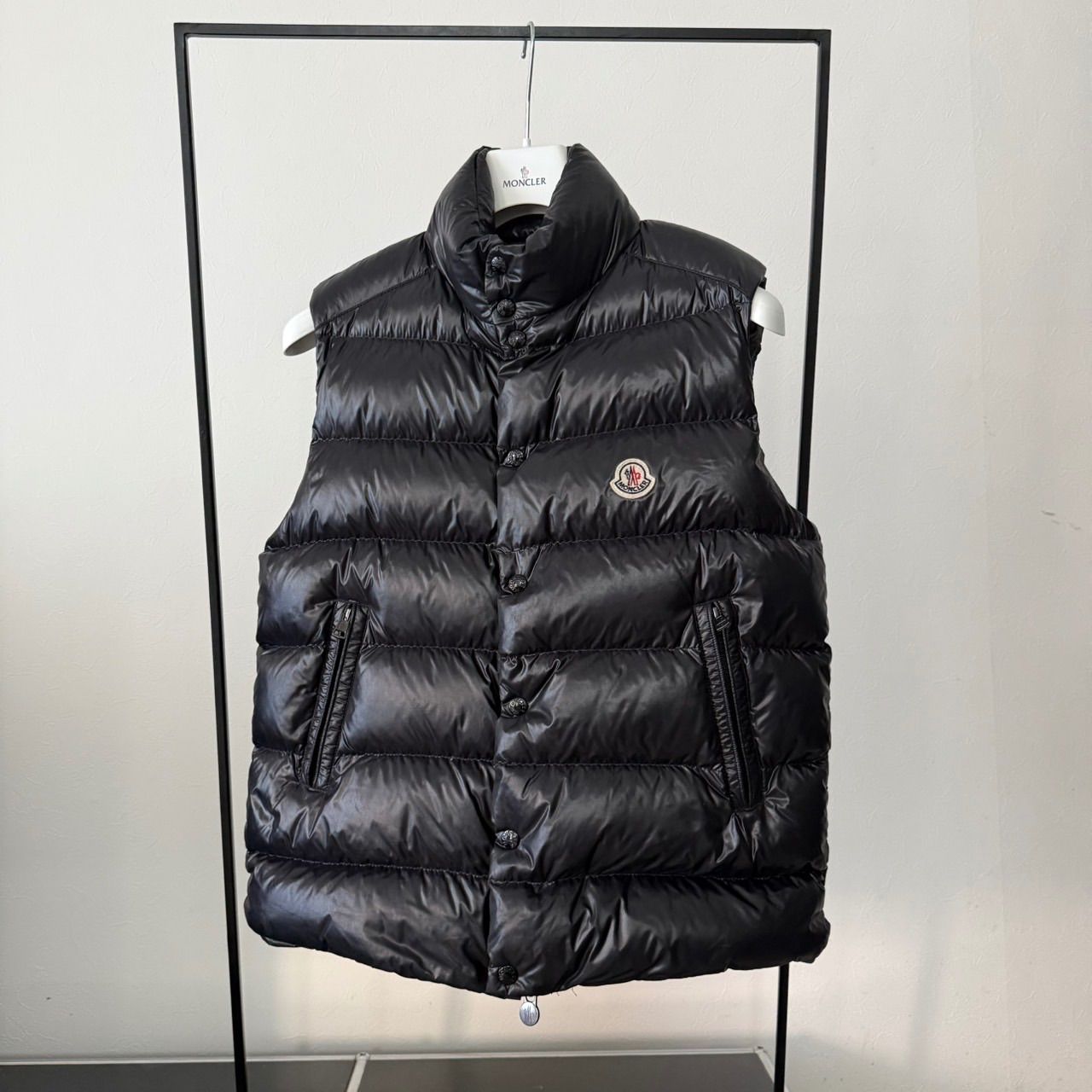 MONCLER☆ダウンベスト☆TIBB☆サイズ1☆ブラック☆2023年〜24年モデル