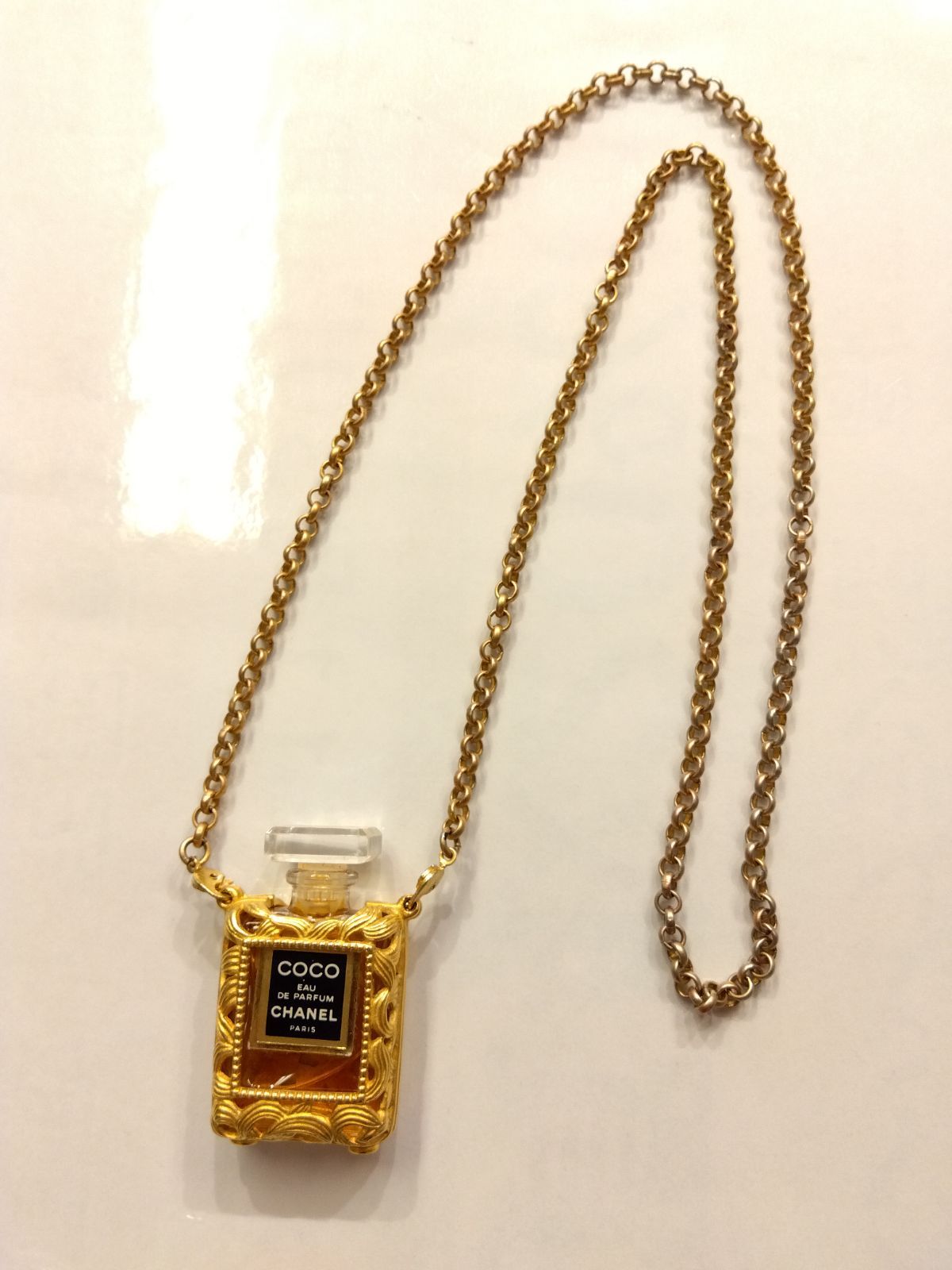 M24 ☆CHANEL シャネル COCOバフュームネックレス ヴィンテージ 香水瓶 