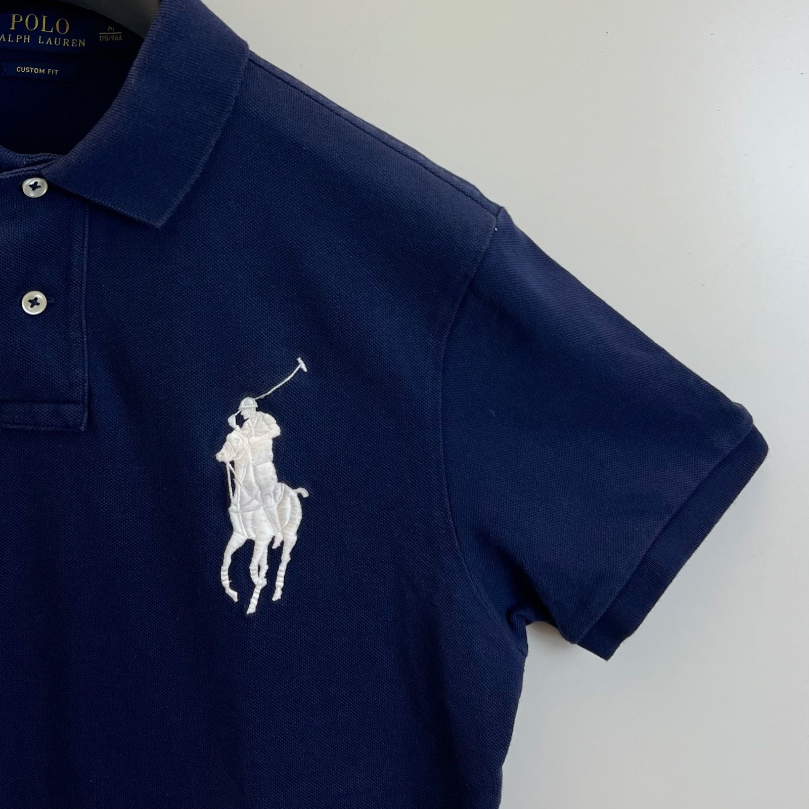 POLO Ralph Lauren CUSTOM FIT big ponny polo shirts M ポロラルフ