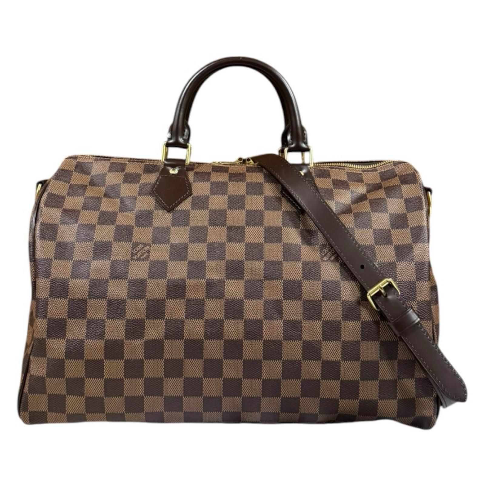 ルイヴィトン スピーディ35バンドリエール ダミエ ショルダーバッグ ダミエキャンバス N41182 ブラウン ユニセックス LOUIS VUITTON 中古 ルイヴィトン ルイ ヴィトン