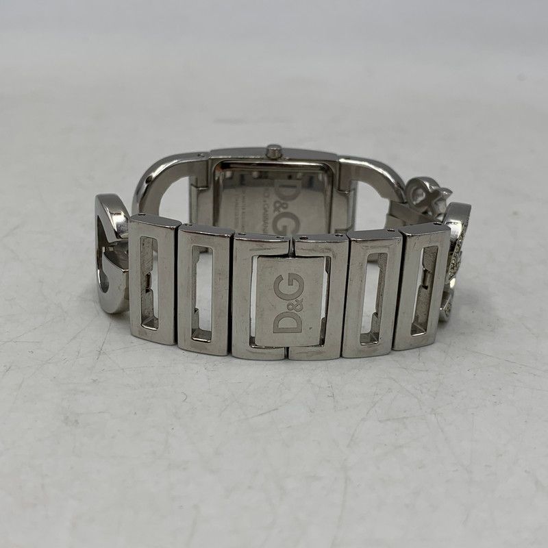 中古品】 DOLCE&GABBANA ドルチェアンドガッバーナ LINE STONE LOGO