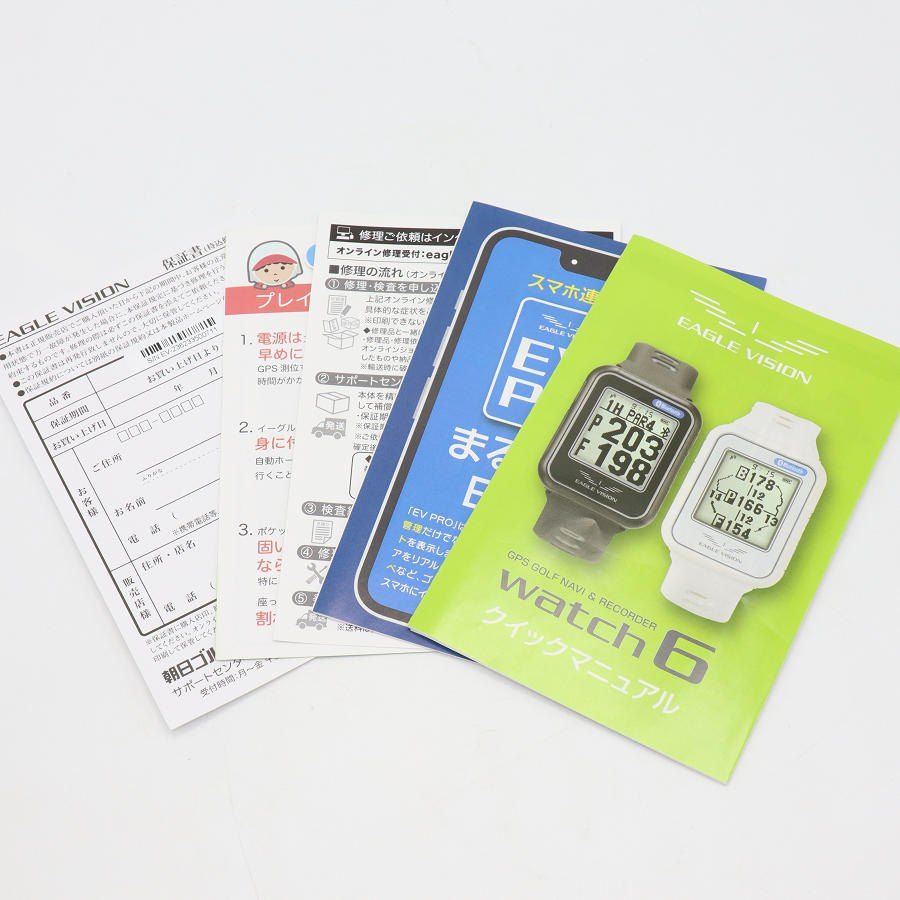 美品】EAGLE VISION watch 6 EV-236 ブラック GPSゴルフナビ イーグル