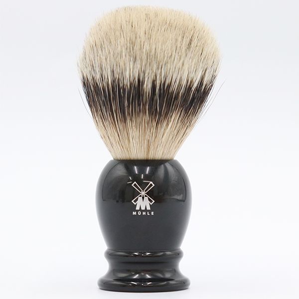 【未使用】ミューレ MÜHLE クラシック ブラックレジン シェービングブラシ 93K256 （2）【yy】【中古】4000027801800138