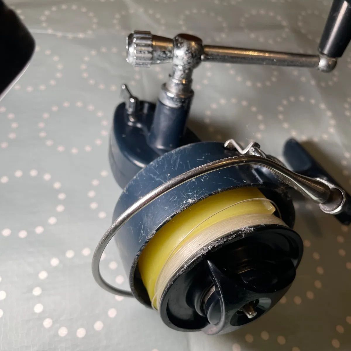 ビンテージリール Mitchell 407 スピニングリール 当時物】フランス製 ミッチェル 407 スペシャル ハイスピード 右巻き